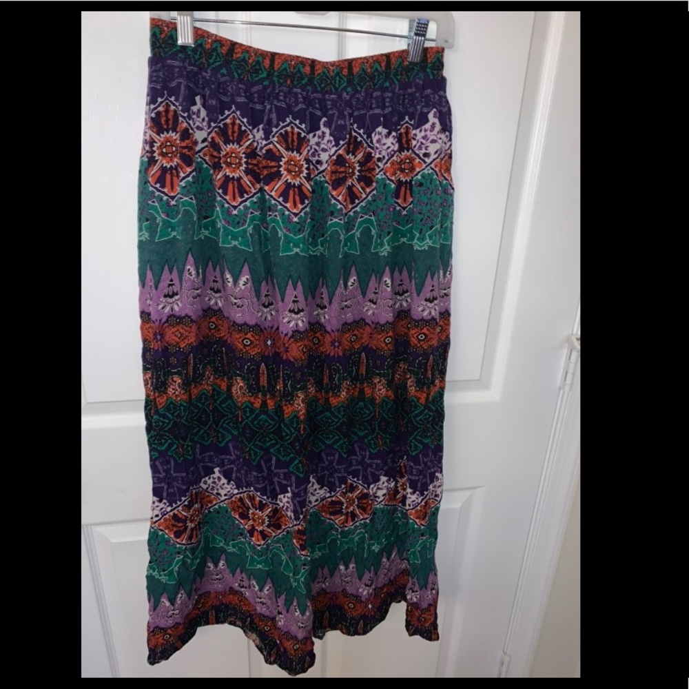 Multi Colored Maxi Skirt